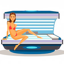 Tanning studio and solarium