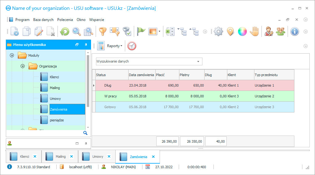 Arkusze kalkulacyjne do naprawy - Zrzut ekranu programu